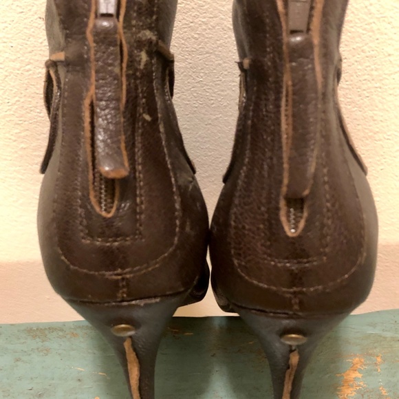 Fly London Stiletto Booties Brown EU40 US9 - 9 1/2 - Picture 3 of 10